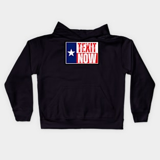 Texit now Kids Hoodie